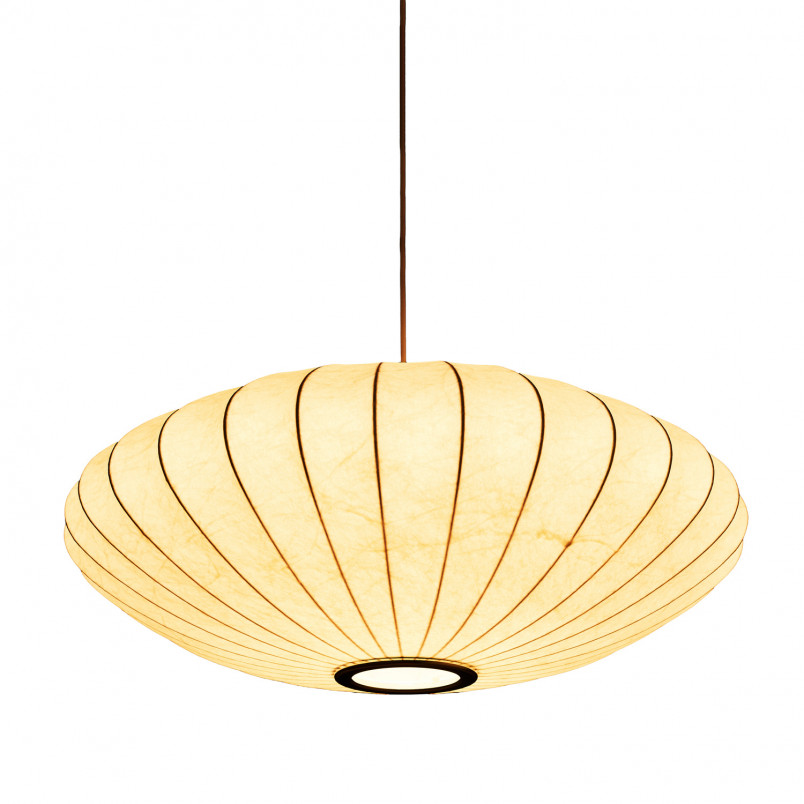 Lampa wisząca Japandi Silk Flat - Step Into Design | Biała