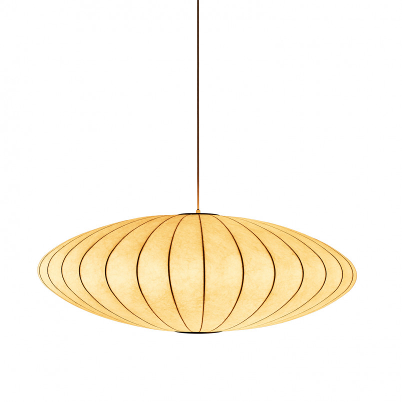 Lampa wisząca Japandi Silk Flat - Step Into Design | Biała