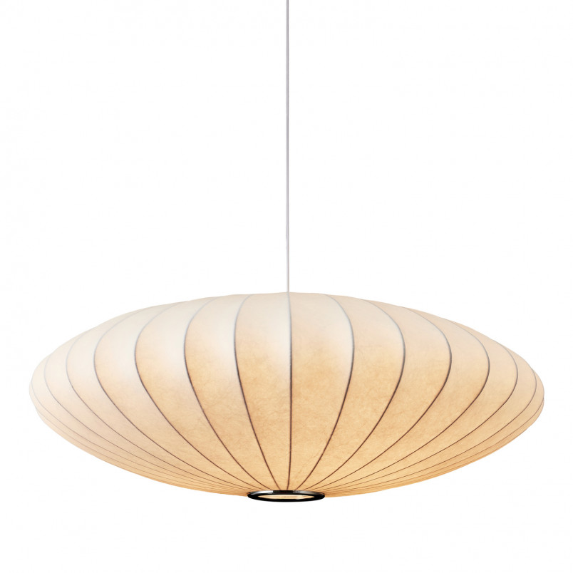 Lampa wisząca Japandi Silk Flat - Step Into Design | Biała
