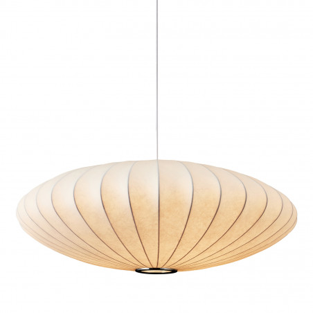 Lampa wisząca Japandi Silk Flat - Step Into Design | Biała