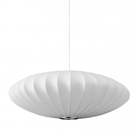 Lampa wisząca Japandi Silk Flat - Step Into Design | Biała