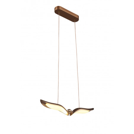 Lampa wisząca Gufo LED - różowe złoto | Step Into Design