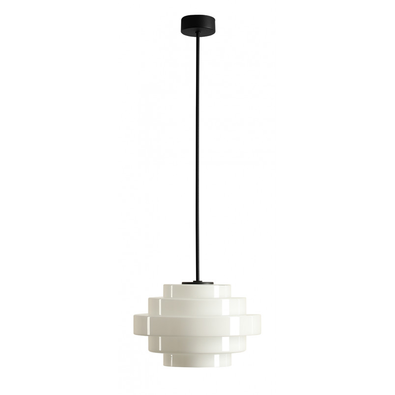Lampa sufitowa Filo Milky Aldex | Szkło, Czarny | Sklep z Lampami