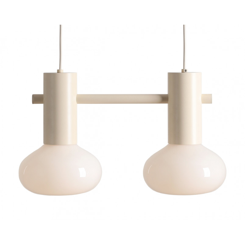 Lampa wisząca Flo Cream II - Aldex | Szkło, Styl Japandi