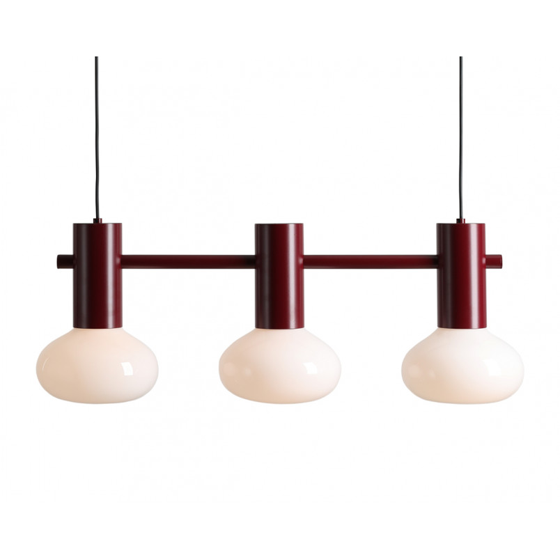 Lampa wisząca Flo Ruby III | Szklana, 3 punkty | Aldex
