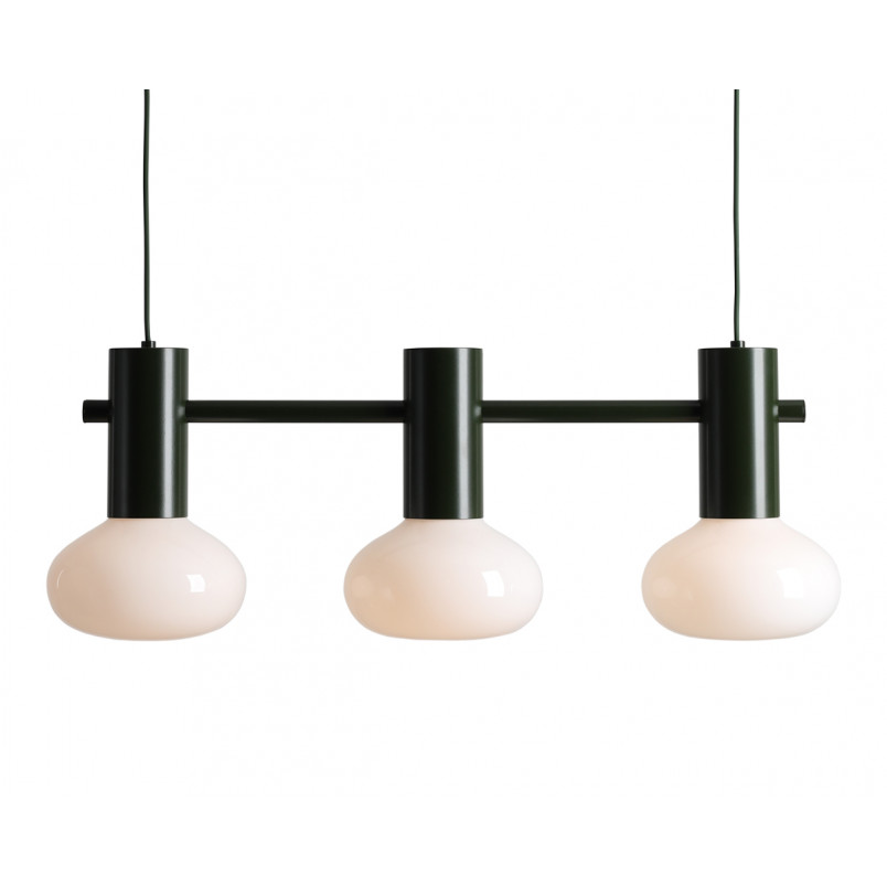 Lampa wisząca Flo Moss III | Szkło, 3 punkty | Aldex