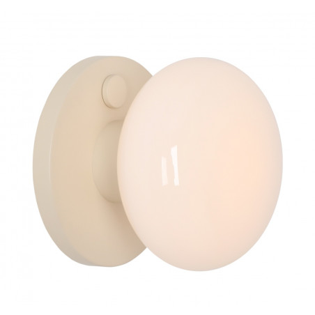 Kinkiet szklany Flo Cream Aldex | Retro, Japandi, Nowoczesny