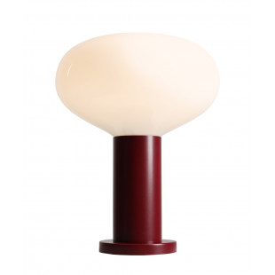 Lampa stołowa Flo Ruby | Aldex | Szkło, Biało-Czerwona
