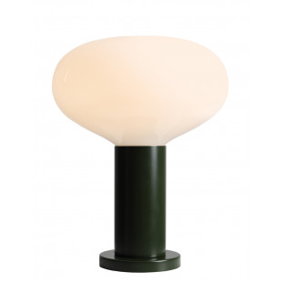 Lampa stołowa Flo Moss - Szklany klosz, design Aldex