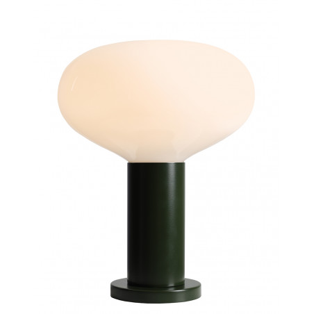 Lampa stołowa Flo Moss - Szklany klosz, design Aldex