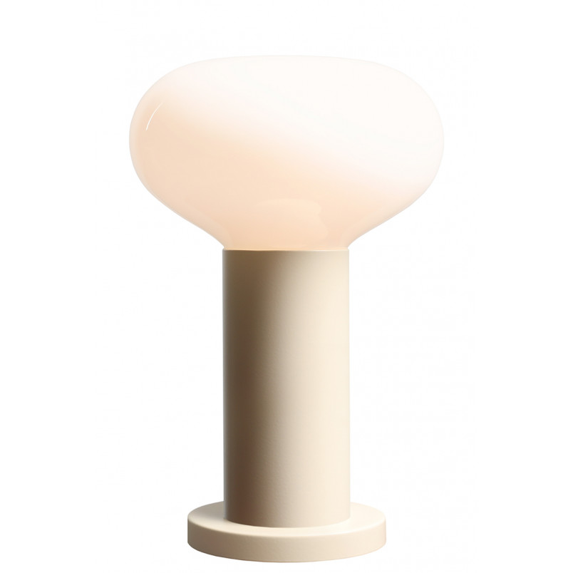 Lampa stołowa Flo Cream Aldex | Szkło, Japandi, 599 PLN