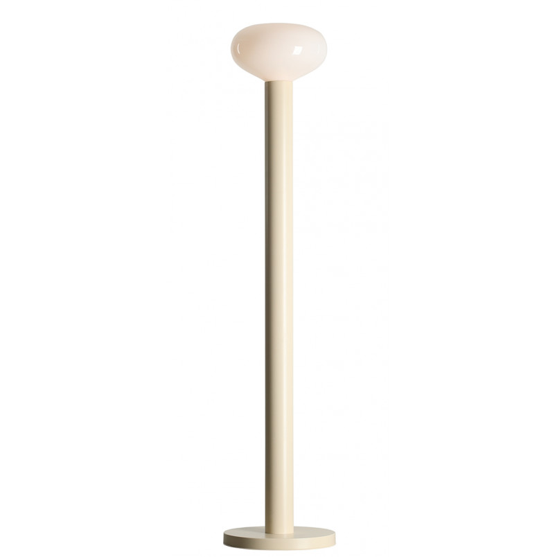 Lampa podłogowa szklana Flo Cream Aldex | Elegancki design
