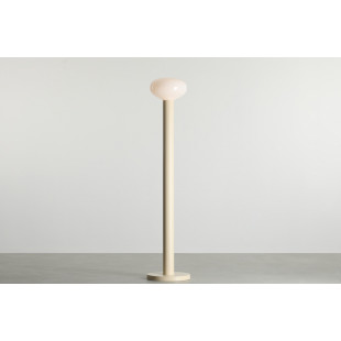 Lampa podłogowa szklana Flo Cream Aldex | Elegancki design