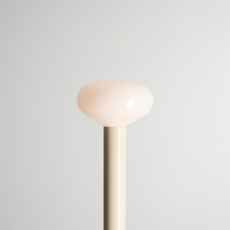 Lampa podłogowa szklana Flo Cream Aldex | Elegancki design