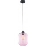 Lampa wisząca szklana Elio różowa 20cm | TK Lighting
