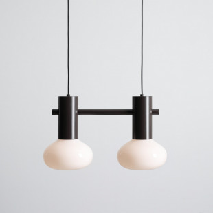 Lampa wisząca Flo Mokka II - Aldex | Szkło, 46cm