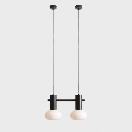 Lampa wisząca Flo Mokka II - Aldex | Szkło, 46cm