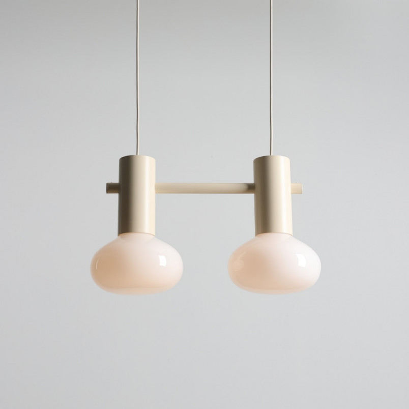 Lampa wisząca Flo Cream II - Aldex | Szkło, Styl Japandi