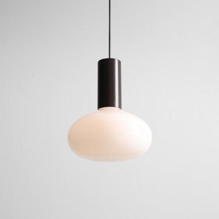 Lampa wisząca Flo Mokka Aldex - Szkło, Brąz, Biały | Sklep z Lampami