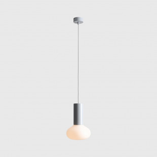 Lampa wisząca Flo szara Aldex | Szkło, Styl Japandi