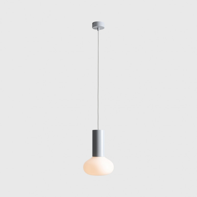 Lampa wisząca Flo szara Aldex | Szkło, Styl Japandi