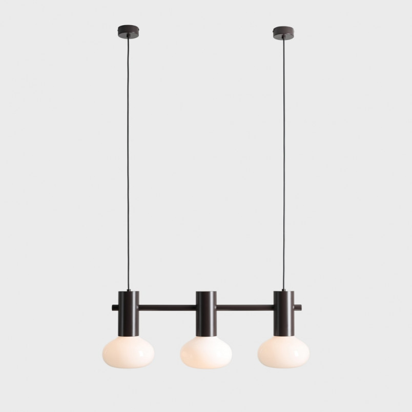 Lampa wisząca Flo Mokka III - Aldex | Szkło, 75cm