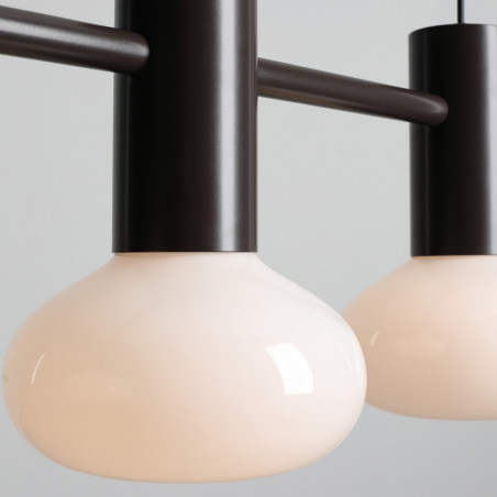 Lampa wisząca Flo Mokka III - Aldex | Szkło, 75cm