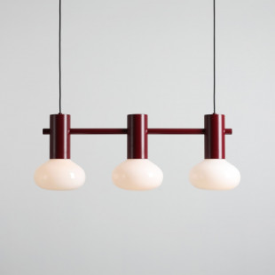 Lampa wisząca Flo Ruby III | Szklana, 3 punkty | Aldex