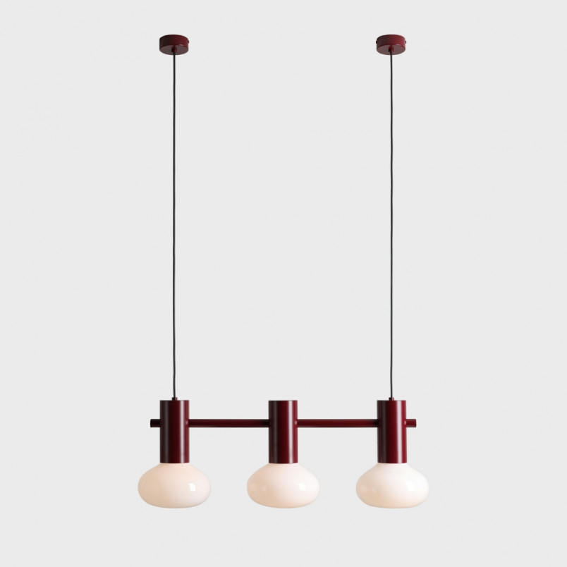 Lampa wisząca Flo Ruby III | Szklana, 3 punkty | Aldex