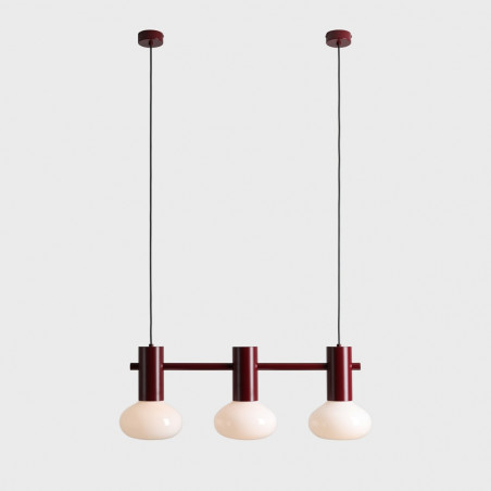 Lampa wisząca Flo Ruby III | Szklana, 3 punkty | Aldex