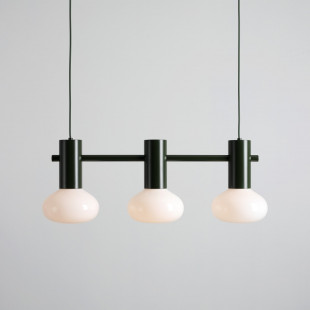 Lampa wisząca Flo Moss III | Szkło, 3 punkty | Aldex
