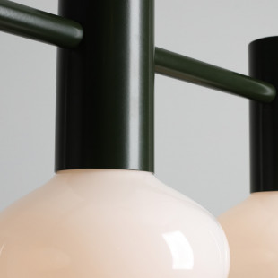 Lampa wisząca Flo Moss III | Szkło, 3 punkty | Aldex