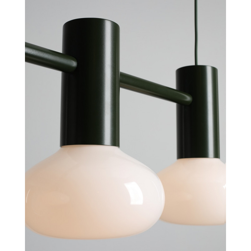 Lampa wisząca Flo Moss III | Szkło, 3 punkty | Aldex