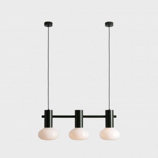 Lampa wisząca Flo Moss III | Szkło, 3 punkty | Aldex