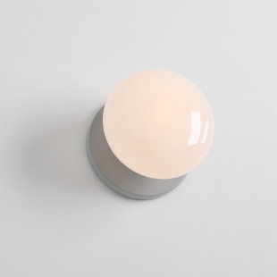 Kinkiet szklany Flo Grey Aldex | Retro, Japandi | Sklep Lamp