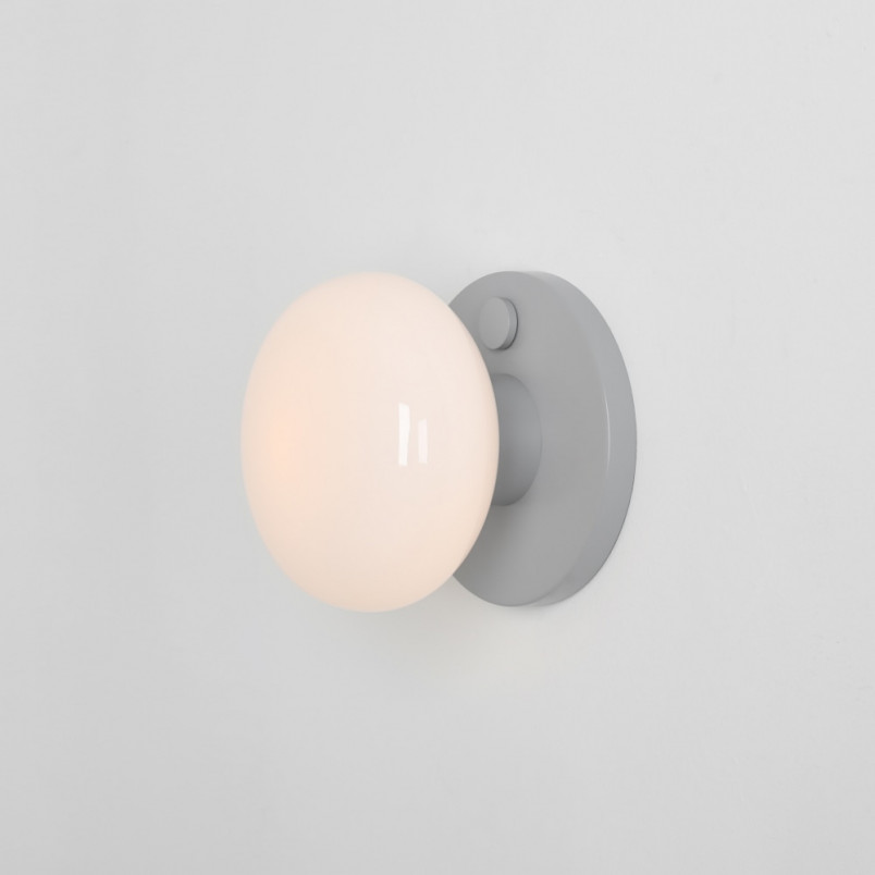Kinkiet szklany Flo Grey Aldex | Retro, Japandi | Sklep Lamp