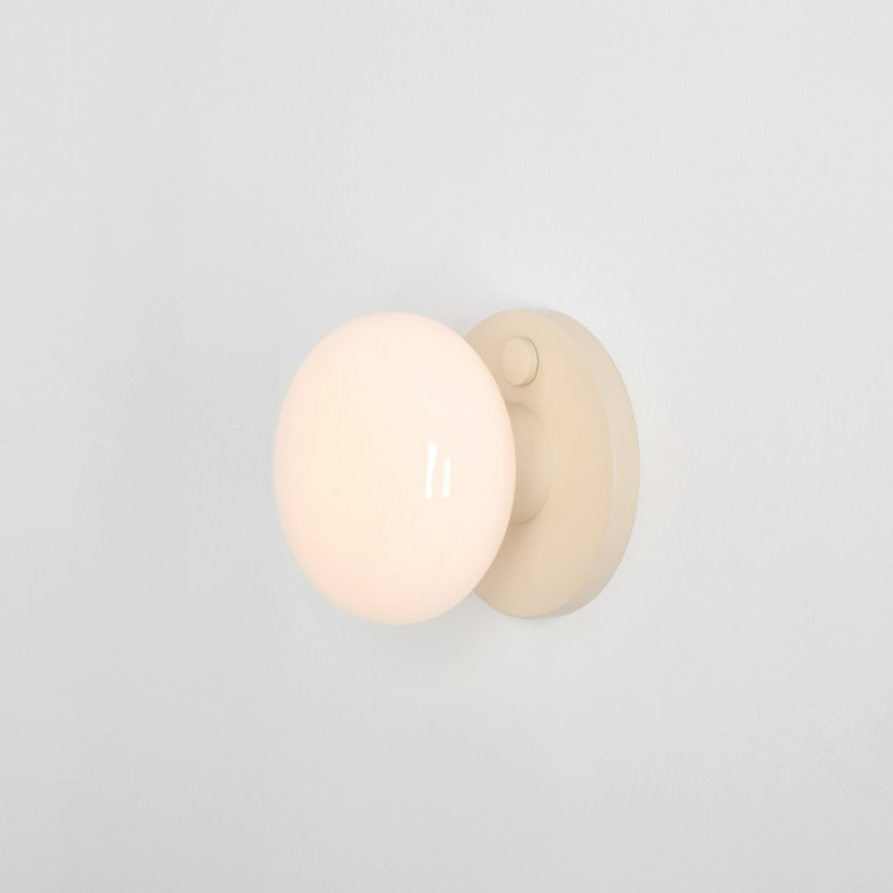 Kinkiet szklany Flo Cream Aldex | Retro, Japandi, Nowoczesny