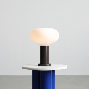 Lampa stołowa Flo Mokka Aldex | Szkło, Japandi | Kup online