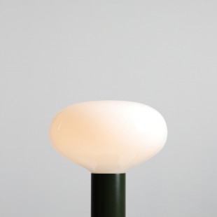 Lampa stołowa Flo Moss - Szklany klosz, design Aldex