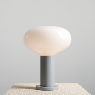 Lampa stołowa Flo szklana szara Aldex | Stwórz przytulny klimat