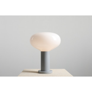 Lampa stołowa Flo szklana szara Aldex | Stwórz przytulny klimat