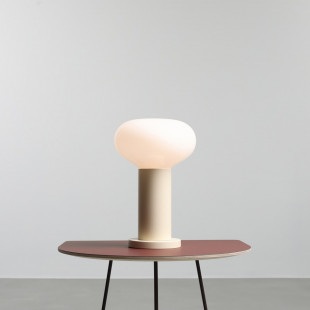 Lampa stołowa Flo Cream Aldex | Szkło, Japandi, 599 PLN