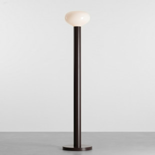 Lampa podłogowa szklana Flo Mokka Aldex | Elegancki design