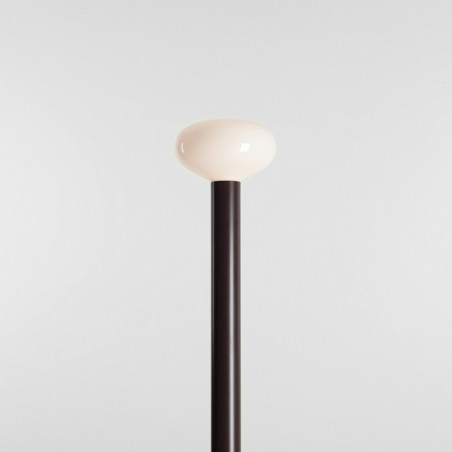 Lampa podłogowa szklana Flo Mokka Aldex | Elegancki design