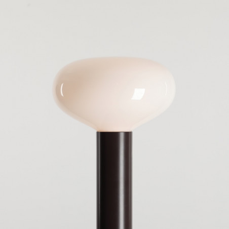 Lampa podłogowa szklana Flo Mokka Aldex | Elegancki design