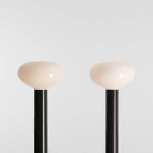 Lampa podłogowa szklana Flo Mokka Aldex | Elegancki design