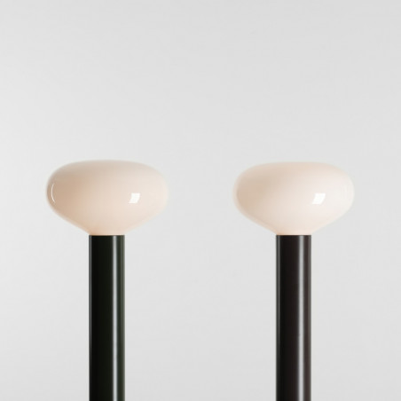 Lampa podłogowa szklana Flo Mokka Aldex | Elegancki design