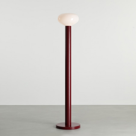 Lampa podłogowa szklana Flo Ruby - Aldex | Elegancki Design