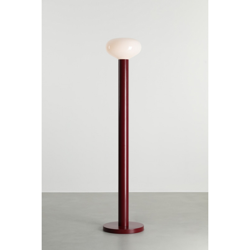 Lampa podłogowa szklana Flo Ruby - Aldex | Elegancki Design