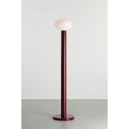 Lampa podłogowa szklana Flo Ruby - Aldex | Elegancki Design